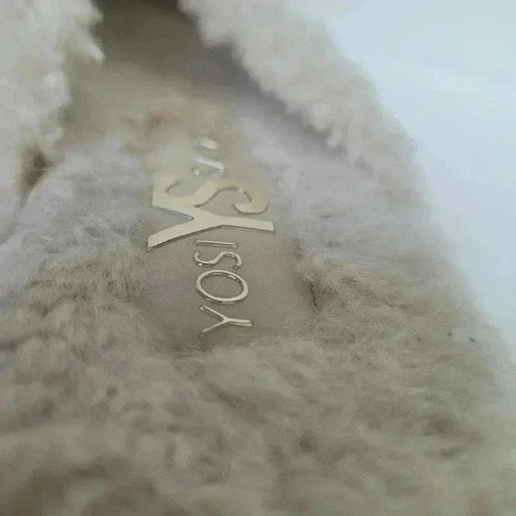 Yosi YS Samra flats Jessy Shearling Mule in Ivory size 8 - Picture 5 of 12